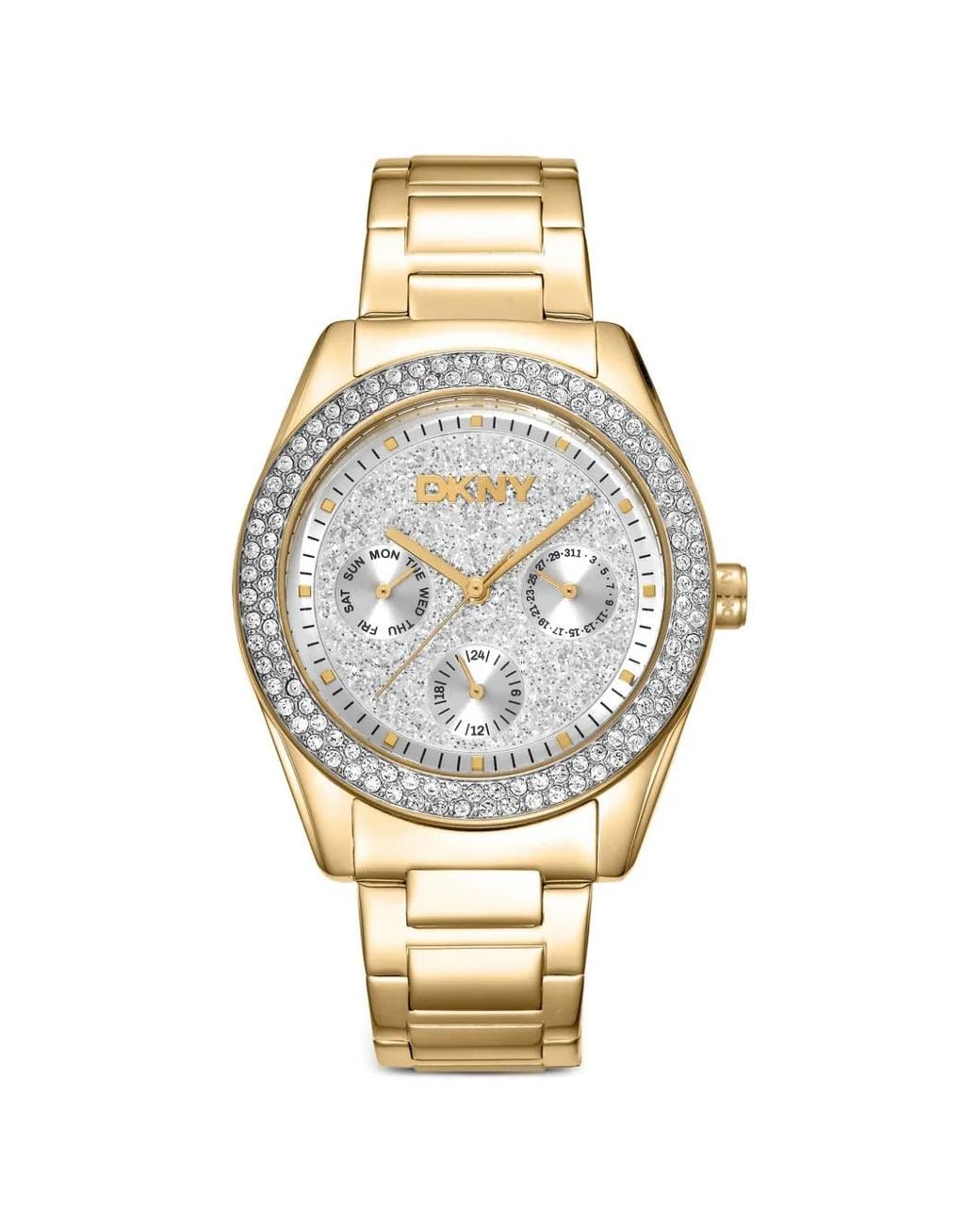 DKNY Metallic Montre À Cadrans Multiples Mm