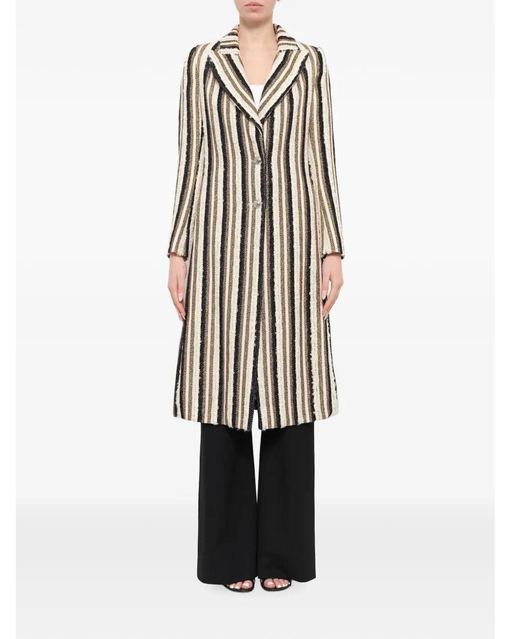 Lanvin White Gestreiftes Hemd