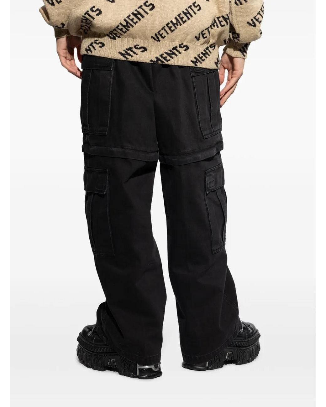 Vaqueros Convertibles Vetements de hombre de color Black