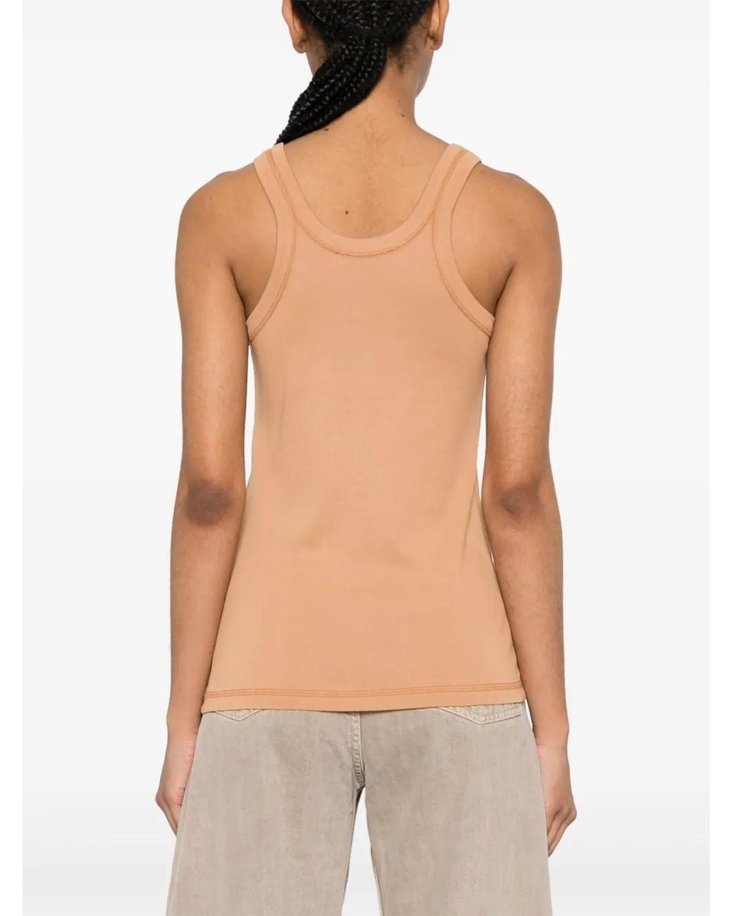 Lemaire Natural Ribbed Top