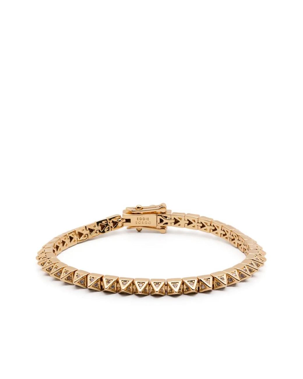 Eddie Borgo White Pavé Pyramid Tennis Bracelet