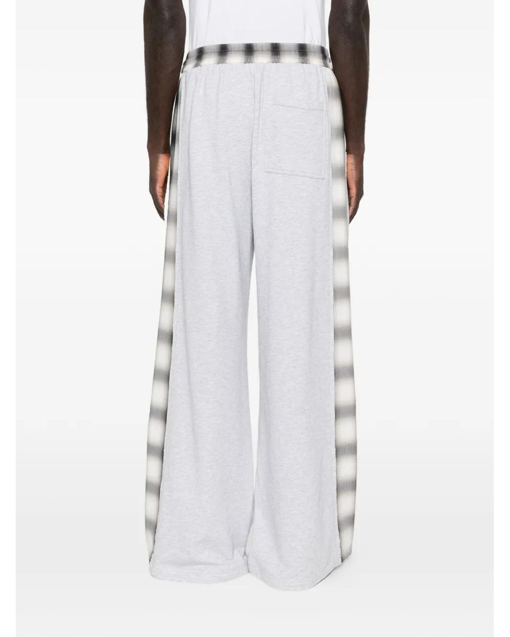 Feng Chen Wang White Side-Detail Track Pants