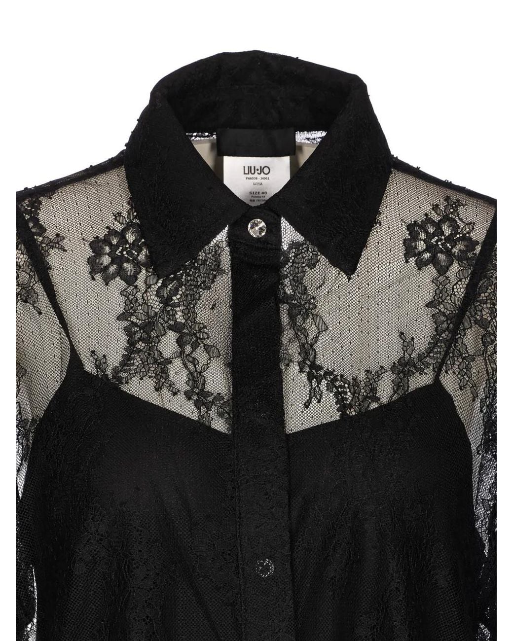 Liu Jo Black Lace Shirt