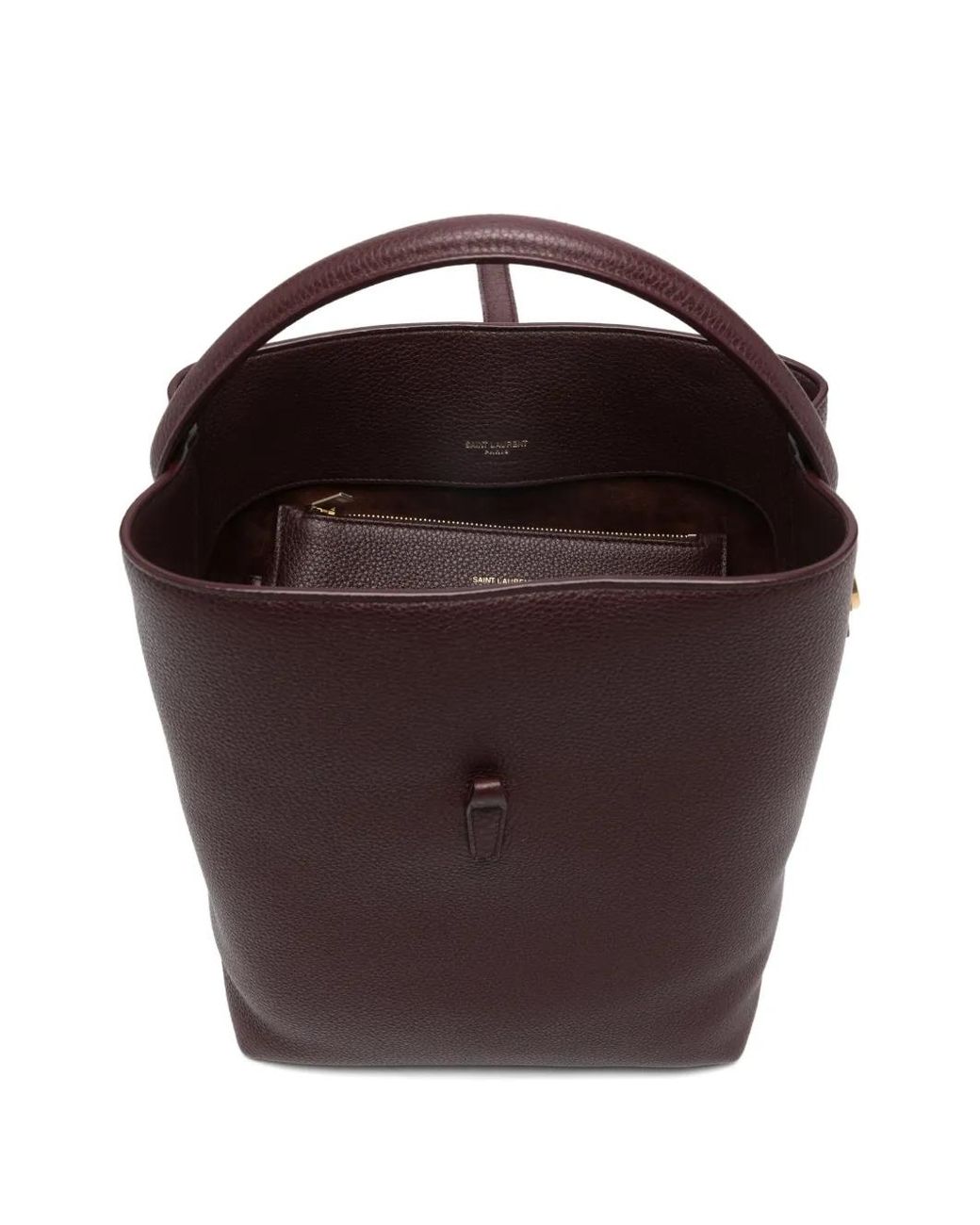 Bolso Bombonera Le 37 Con Logo Saint Laurent de color Black