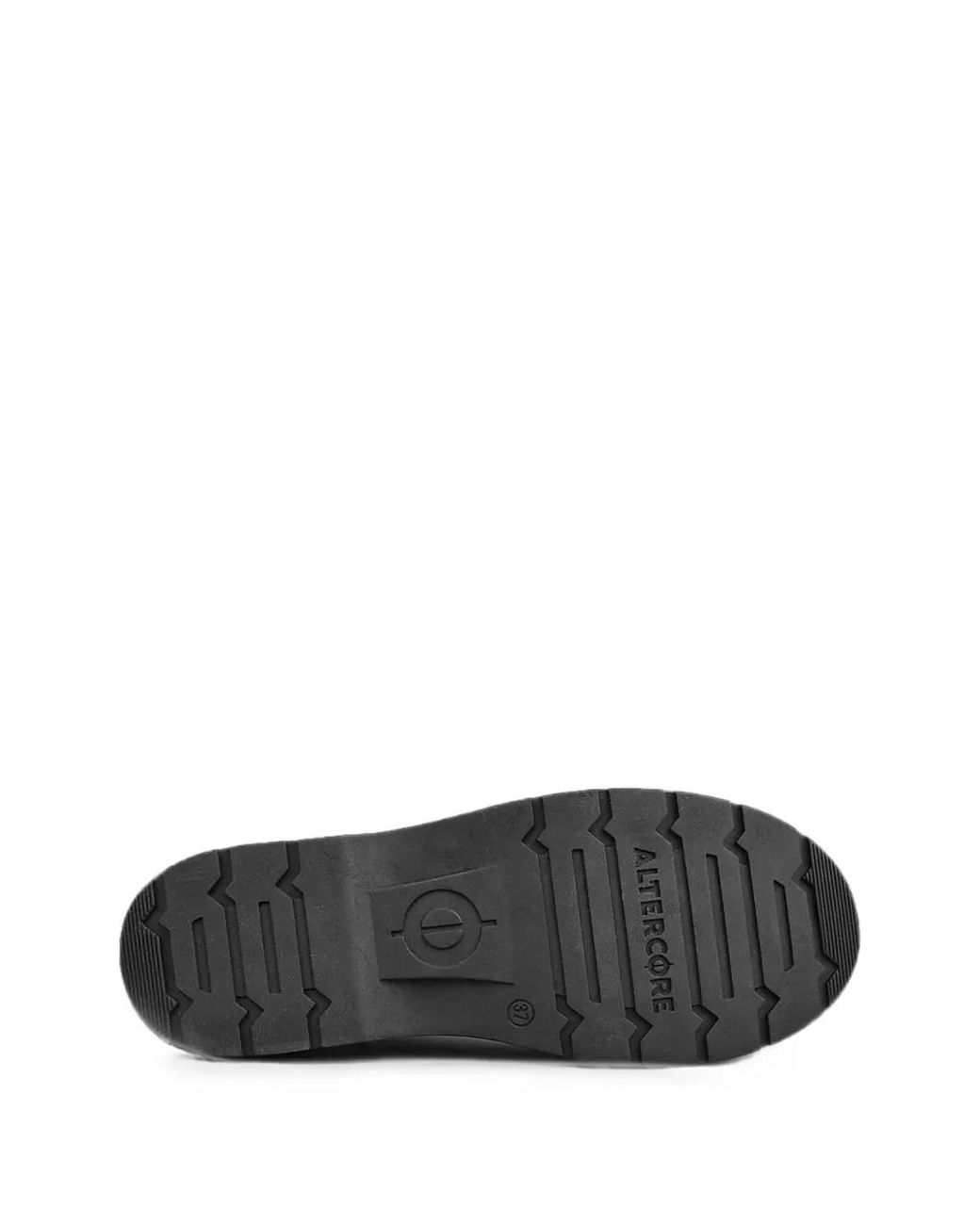 Altercore Black Patent-Finish Platform Shoes
