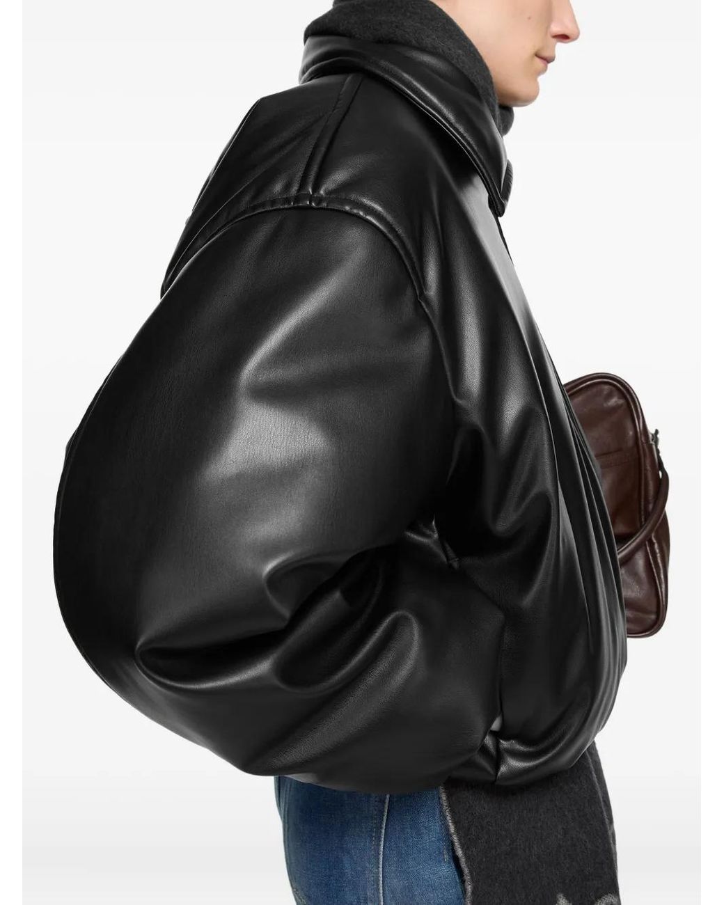 Acne Jack Van Imitatieleer in het Black