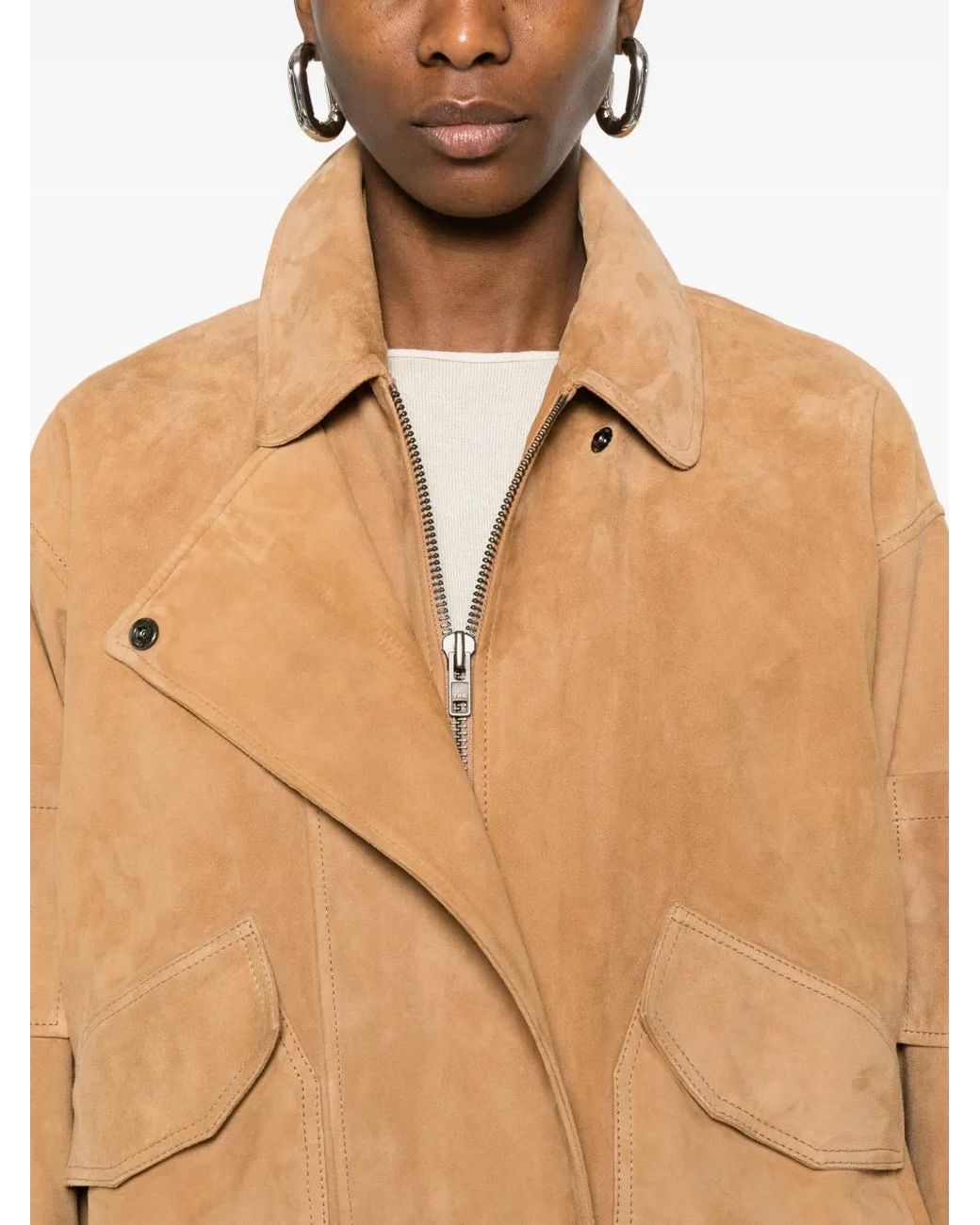 S.W.O.R.D Natural Patch Pocket Bomber Jacket