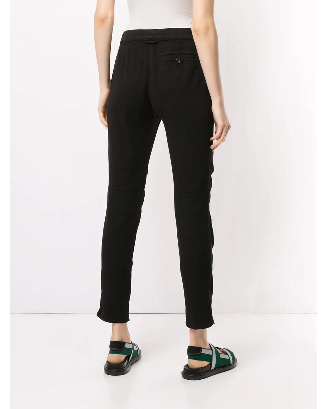 James Perse Black Slim Fit Trousers