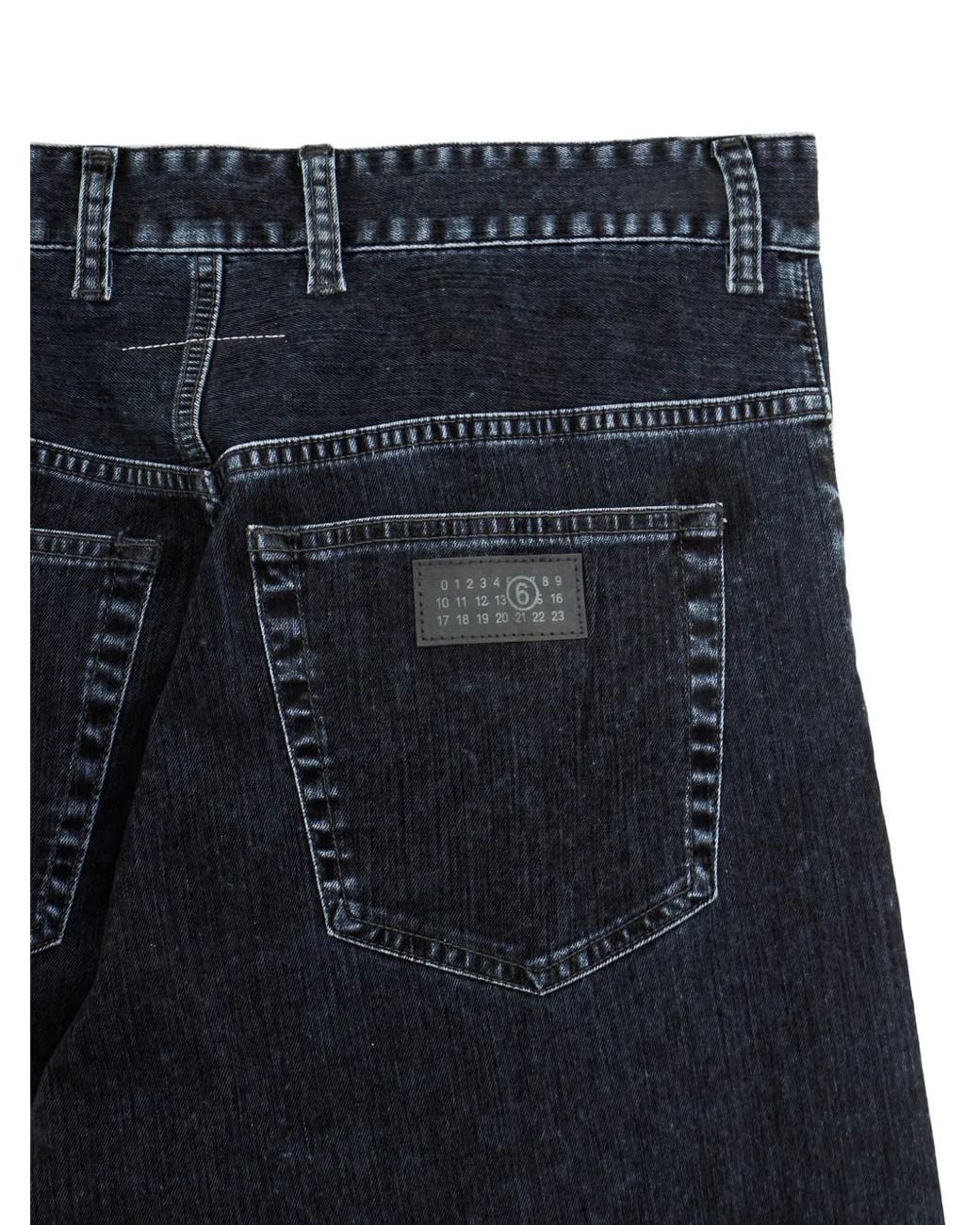 MM6 by Maison Margiela Blue Five-Pocket Jeans for men