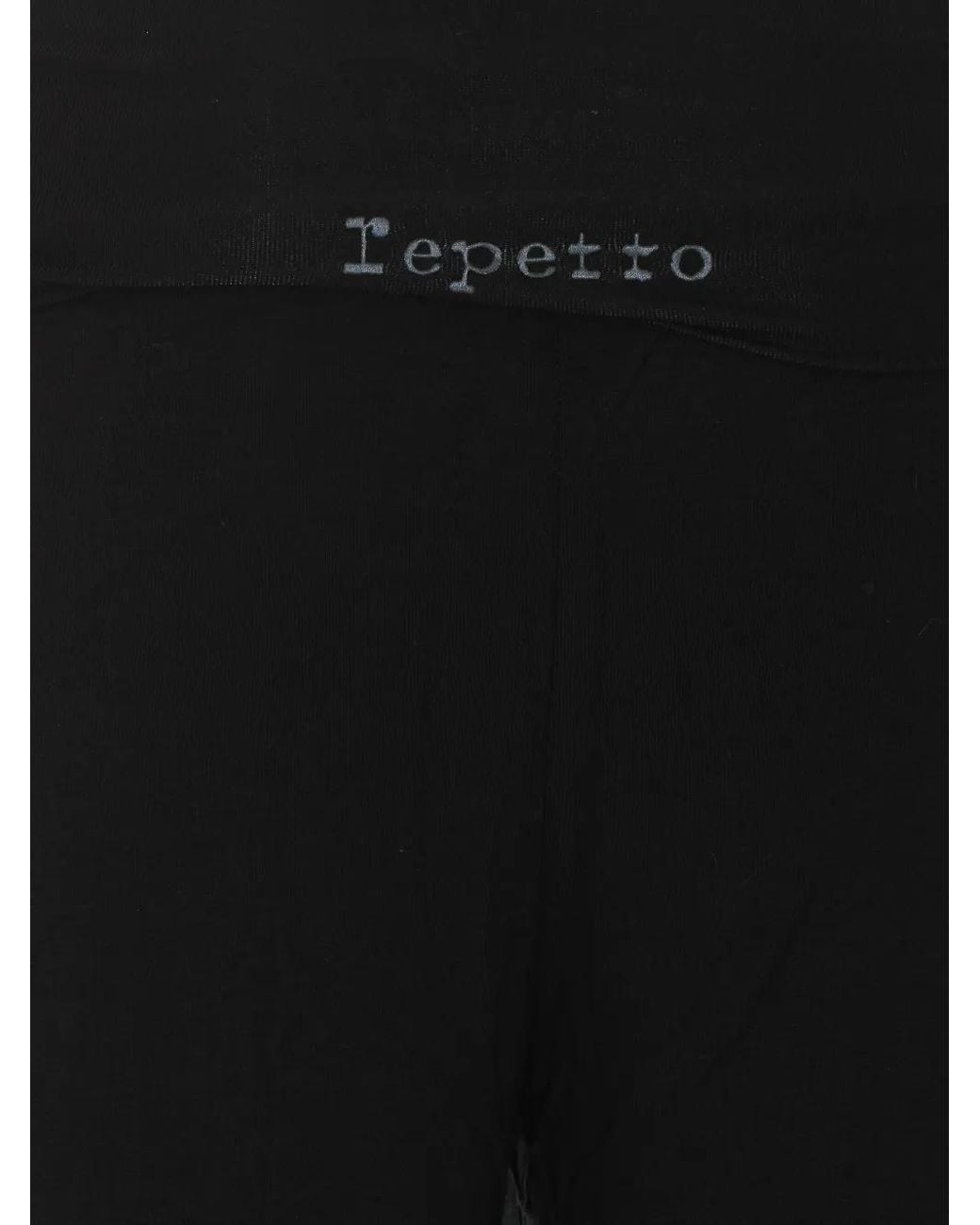 Repetto Black Elasticated Straight-Leg Trousers