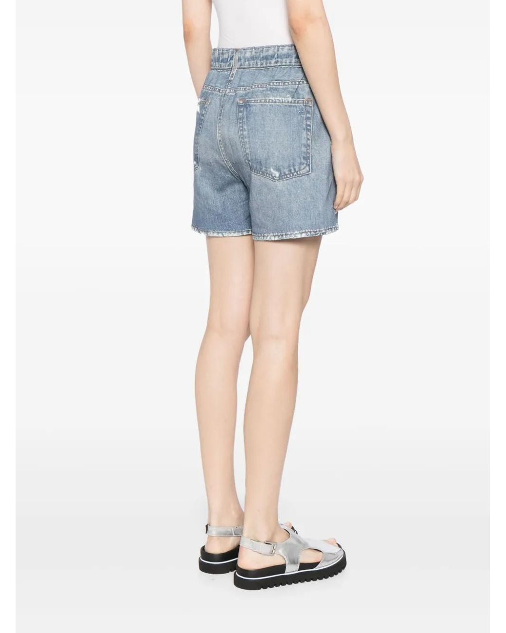 Rag & Bone Blue Miramar Denim Shorts