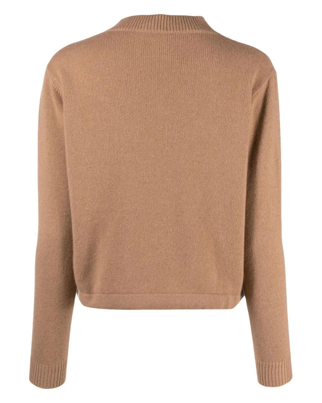 Liska Natural Cashmere Drawstring-Hem Jumper