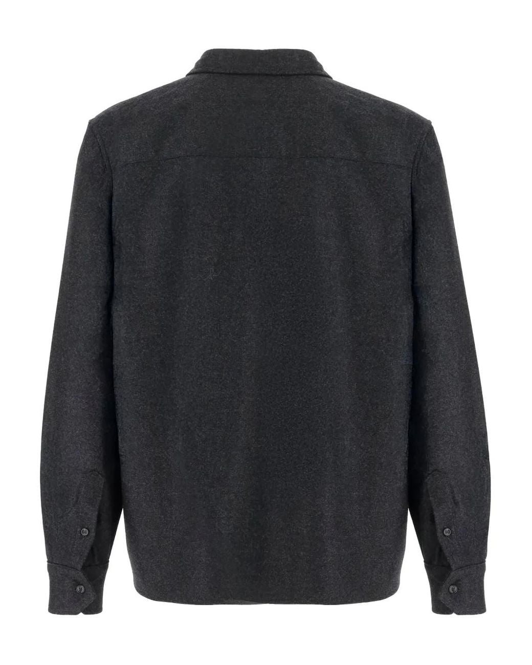 DARKPARK Black Button-Down Patch-Pocket Shirt for men