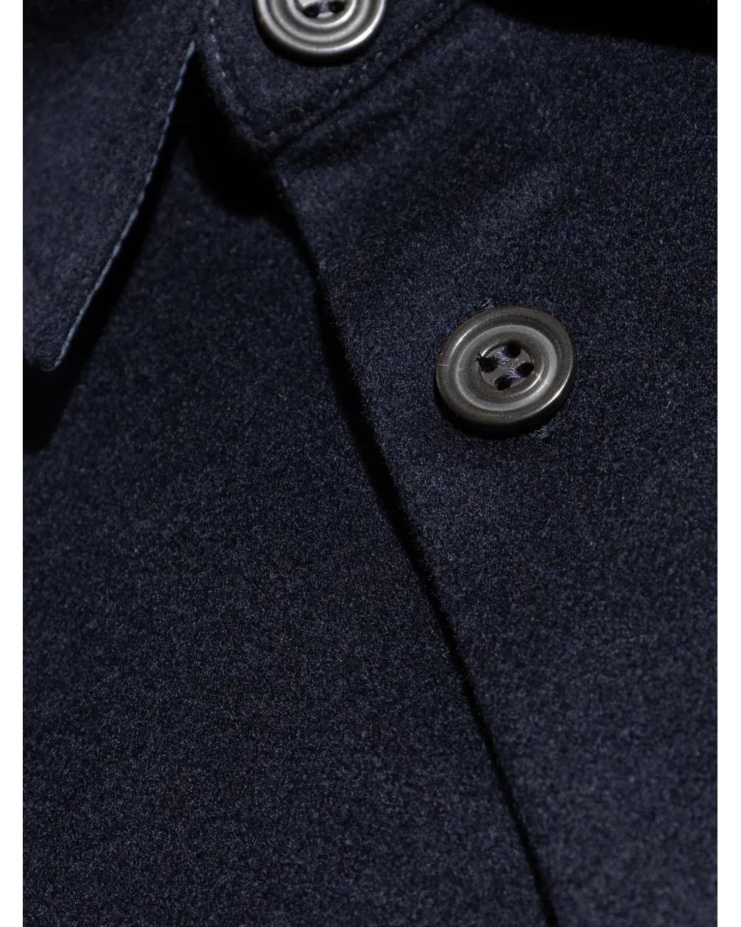 Paul & Shark Blue Buttoned-Up Overshirt for men