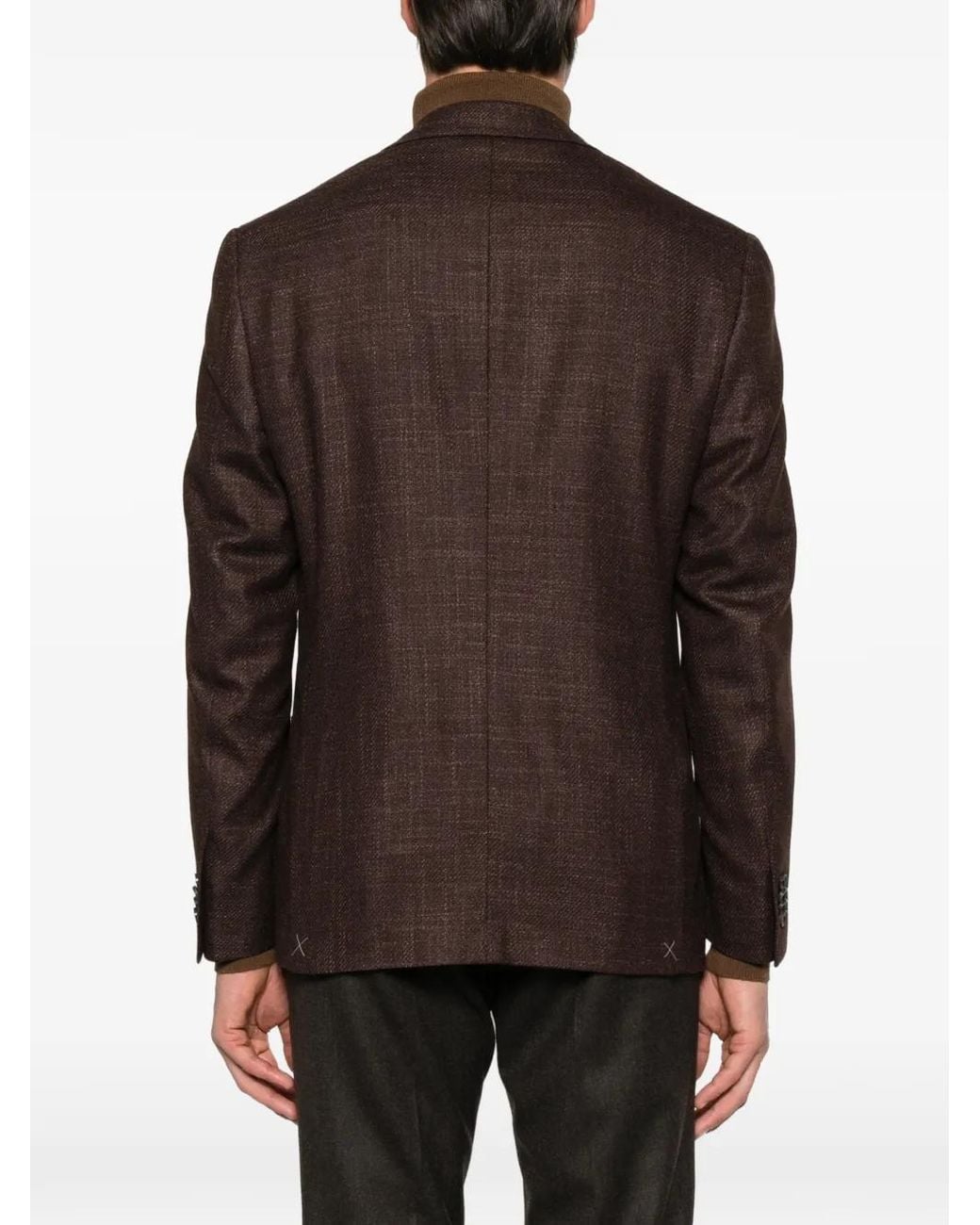 Blazer Con Botones Corneliani de hombre de color Brown