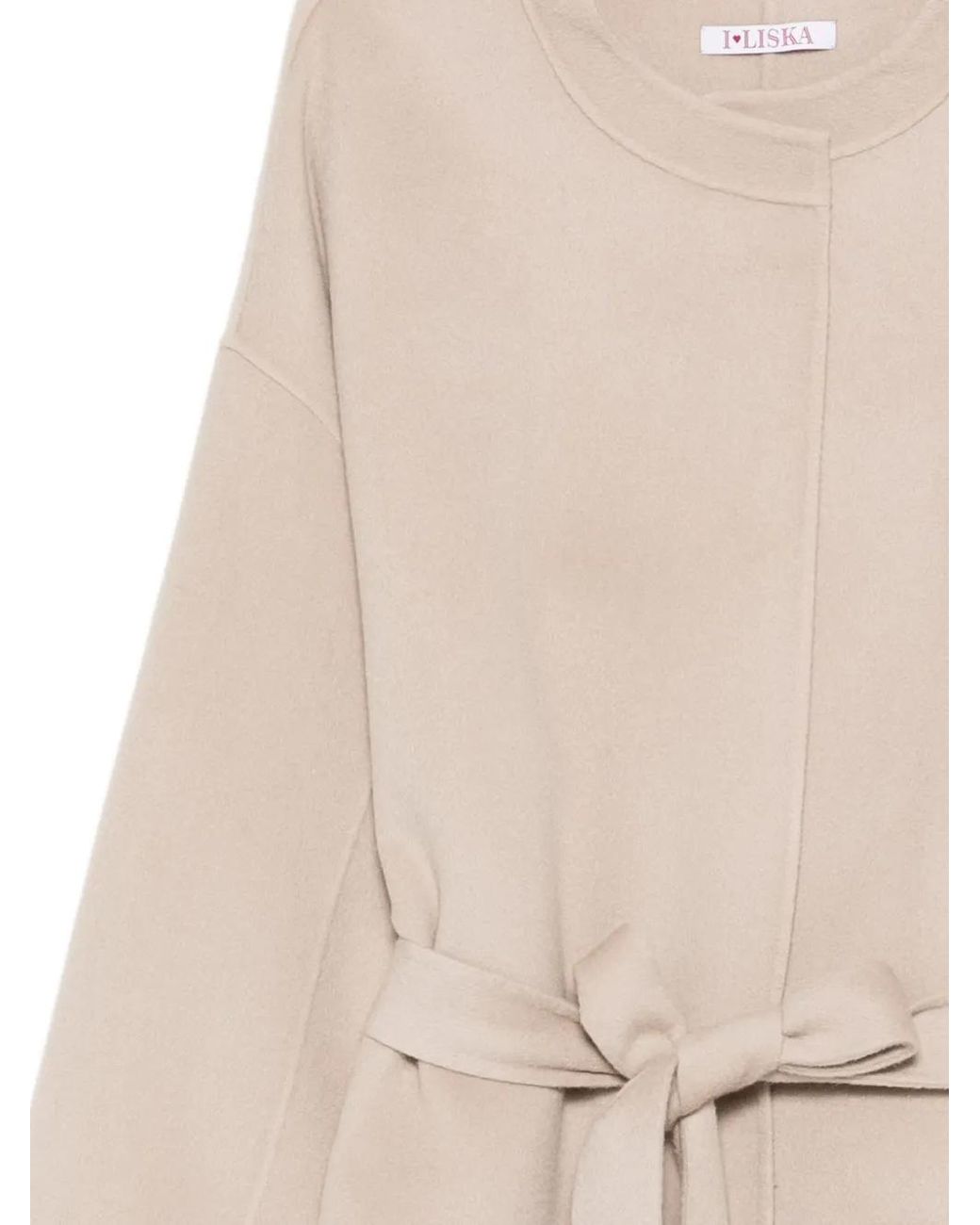 Liska Natural Belted Coat