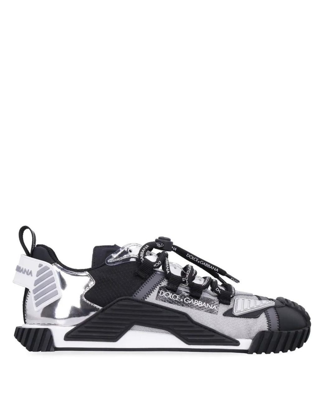 Dolce & Gabbana Black Ns1 Sneakers In Nylon And Rubberized Fabric for men