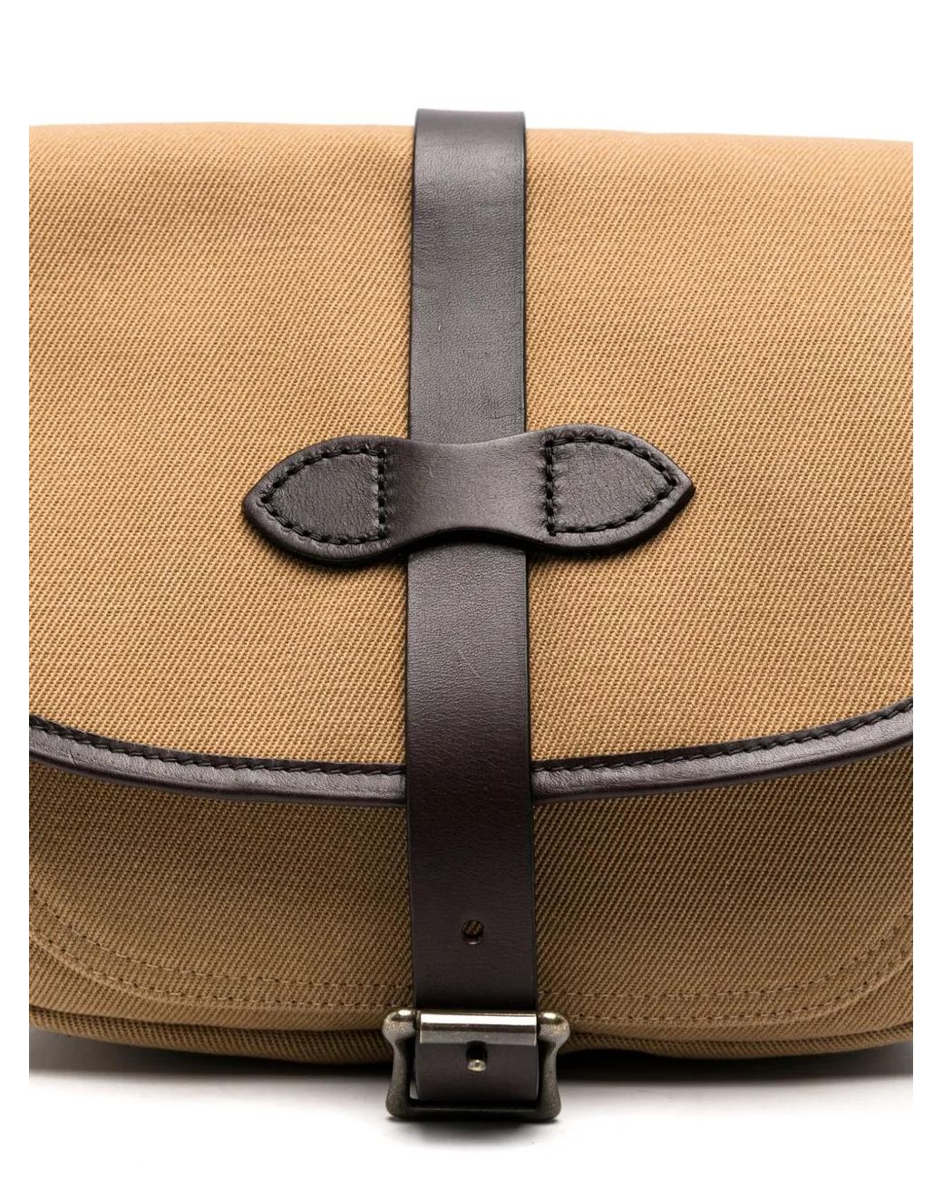 Filson Brown Canvas Mini Field Shoulder Bag