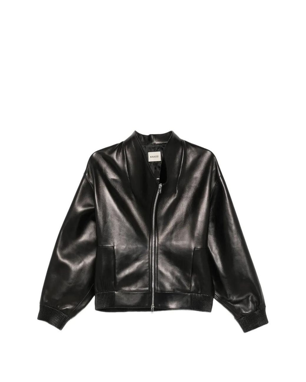 Khaite Black Ixin Leather Jacket