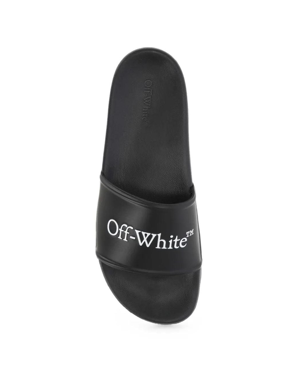 Off-White c/o Virgil Abloh White Bookish Slides for men