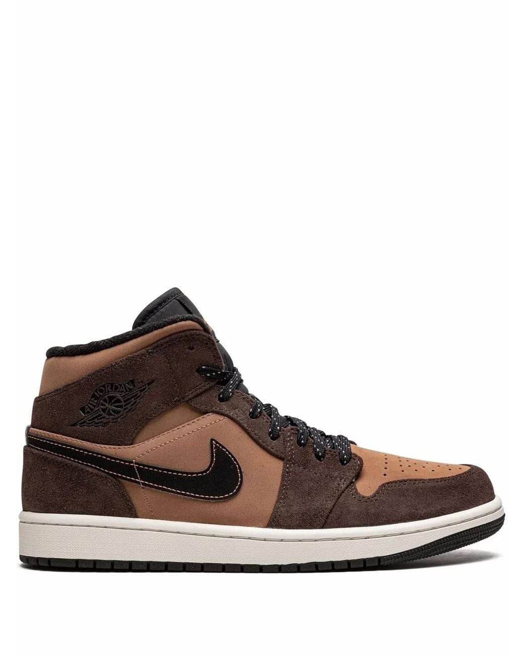 Nike Brown Air 1 Mid Se "Earth Tone" Sneakers for men