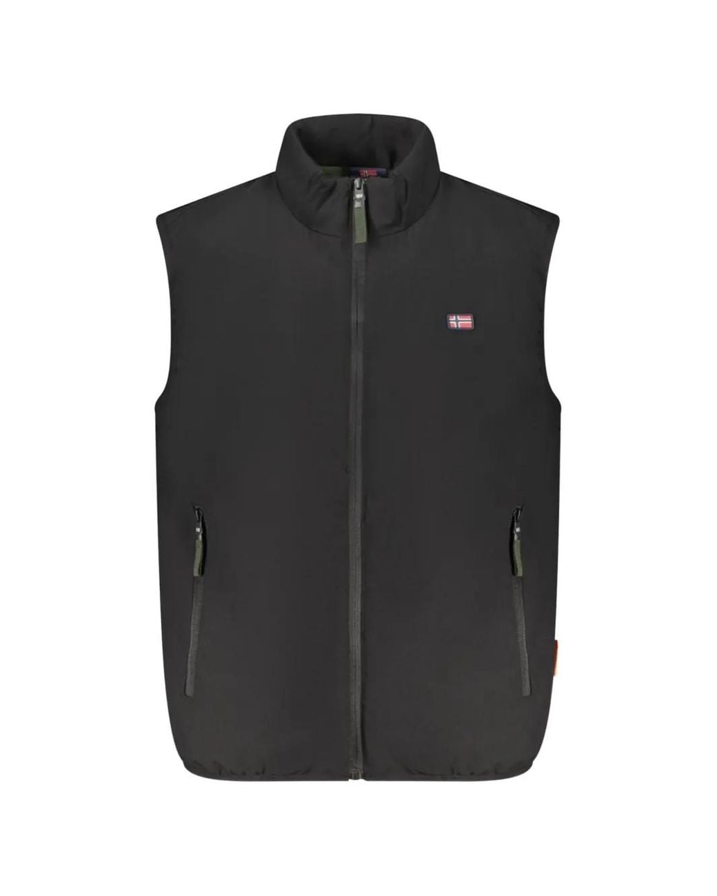 Chaleco Con Parche Y Logo Norway 1963 de hombre de color Black