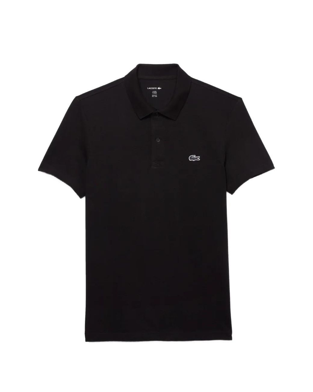 Lacoste Black Polo À Manches Courtes for men