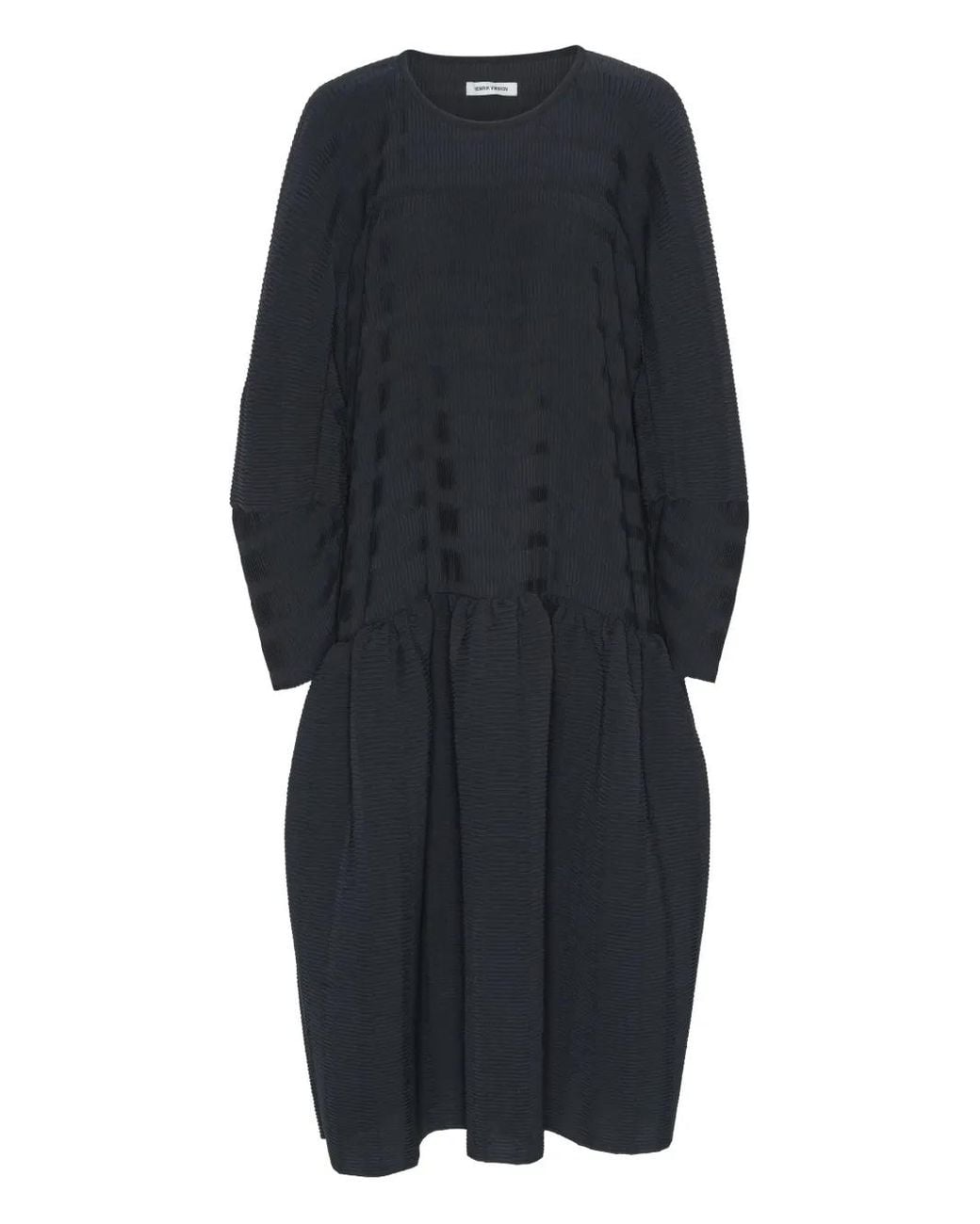Henrik Vibskov Blue Gathered Midi Dress