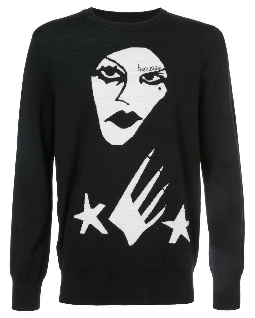 Haculla 'Witchslap' Pullover in Black für Herren