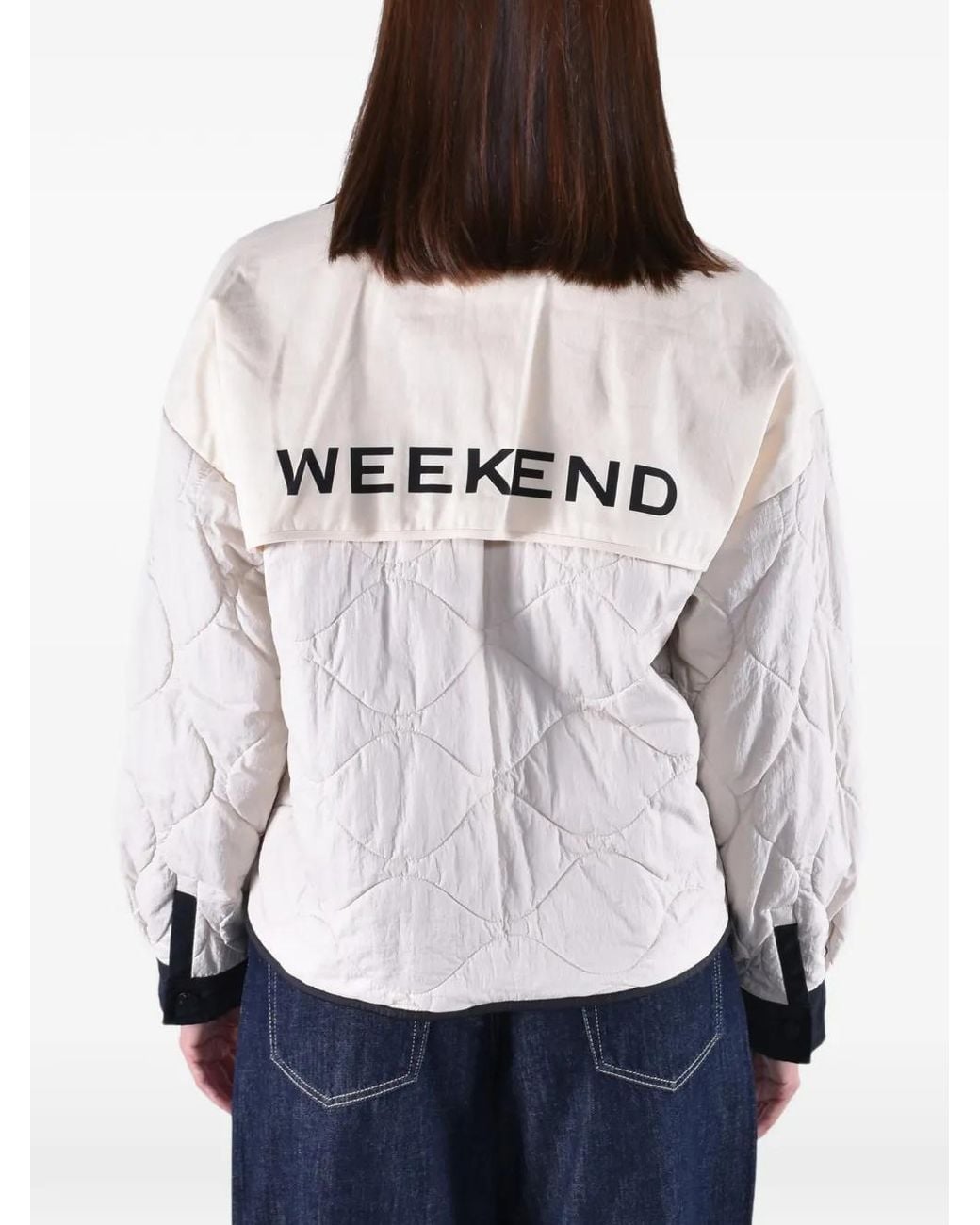 Weekend by Maxmara Gray Reversible Quilted Jacket