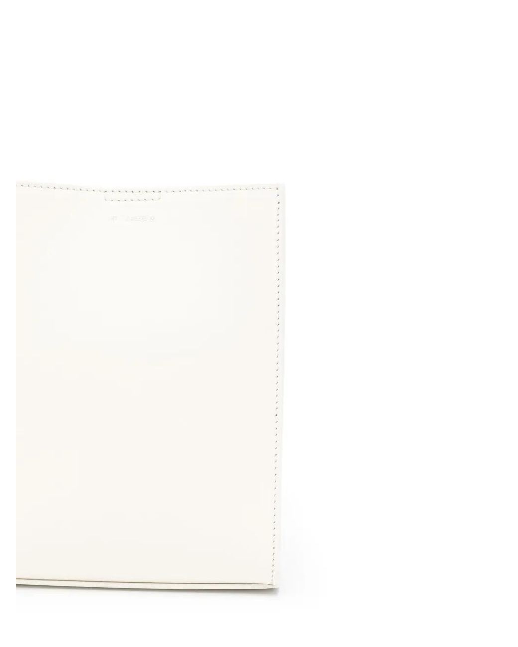 Jil Sander White Tangle Small Shoulder Bag