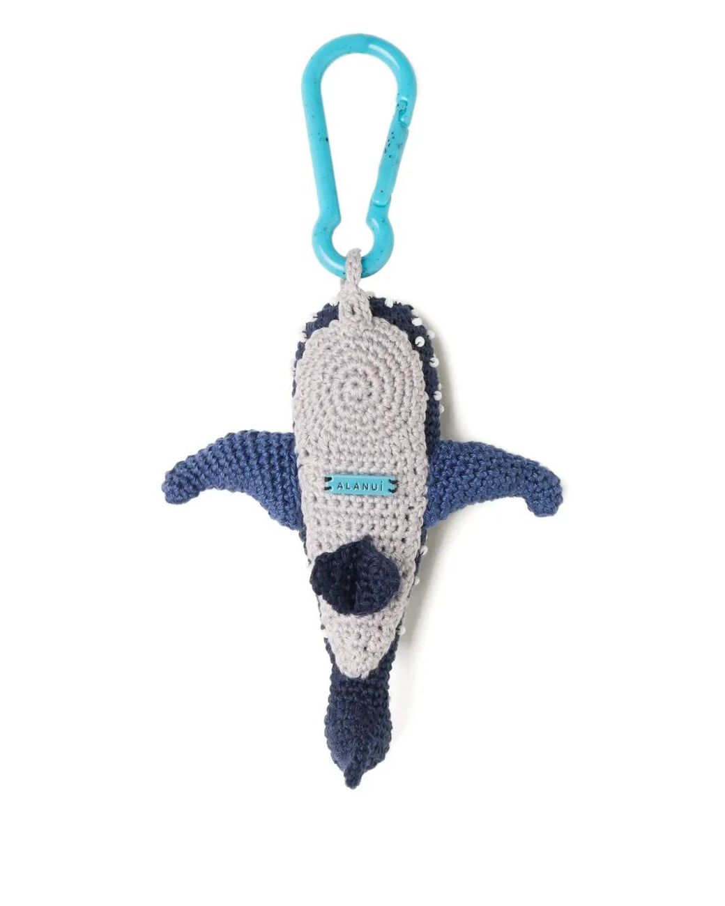 Alanui Blue Crochet Keyring
