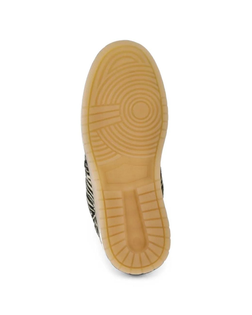 Evenuel White Zebra-Print Low-Top Sneakers