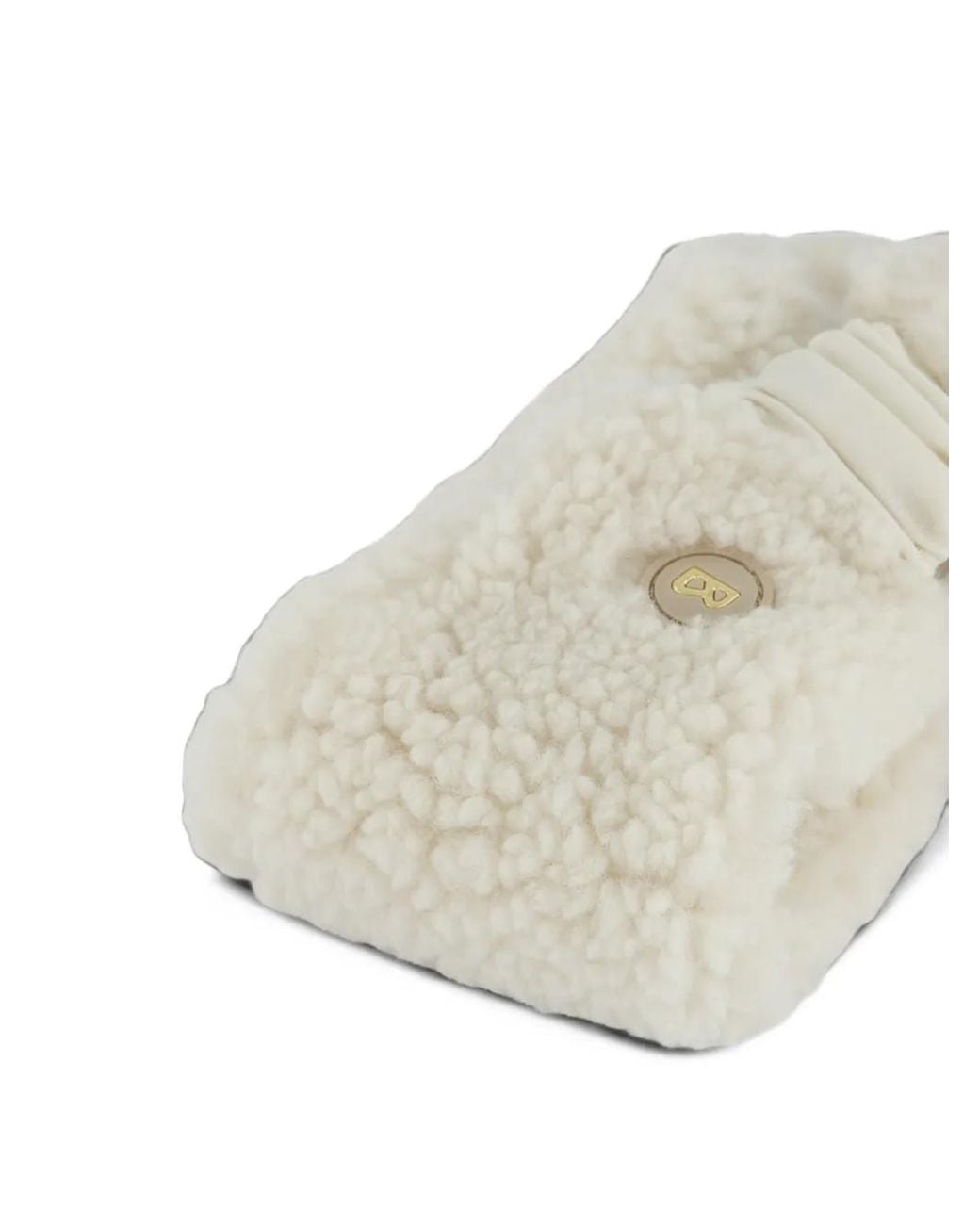 Bogner White Serre-Tête Justy À Effet Teddu Et Détail Noué