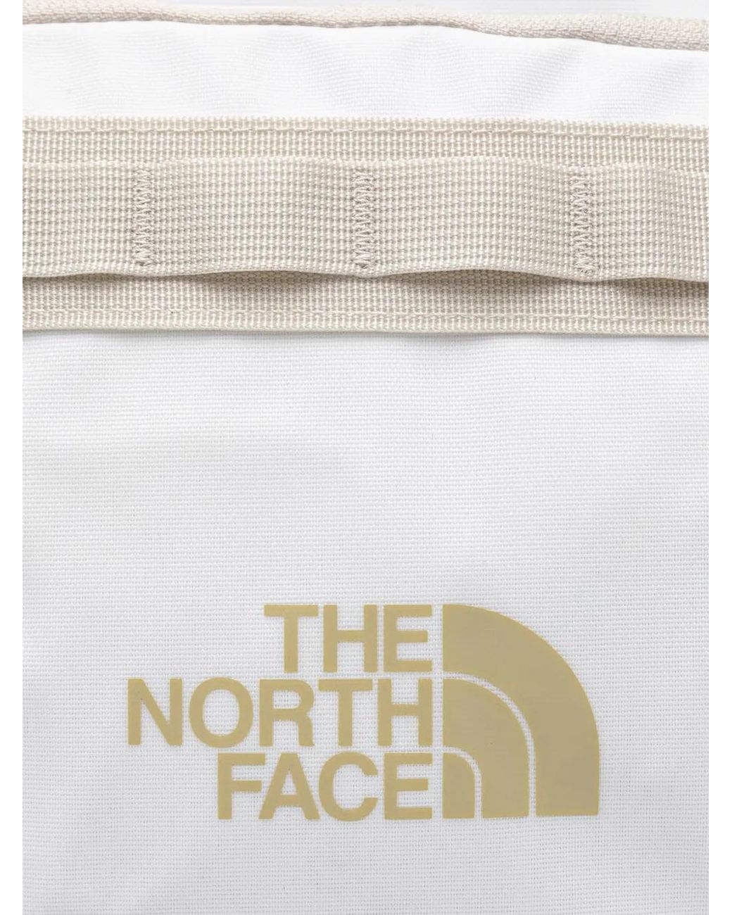 The North Face White Base Camp Daypack Logo-Print Backpack