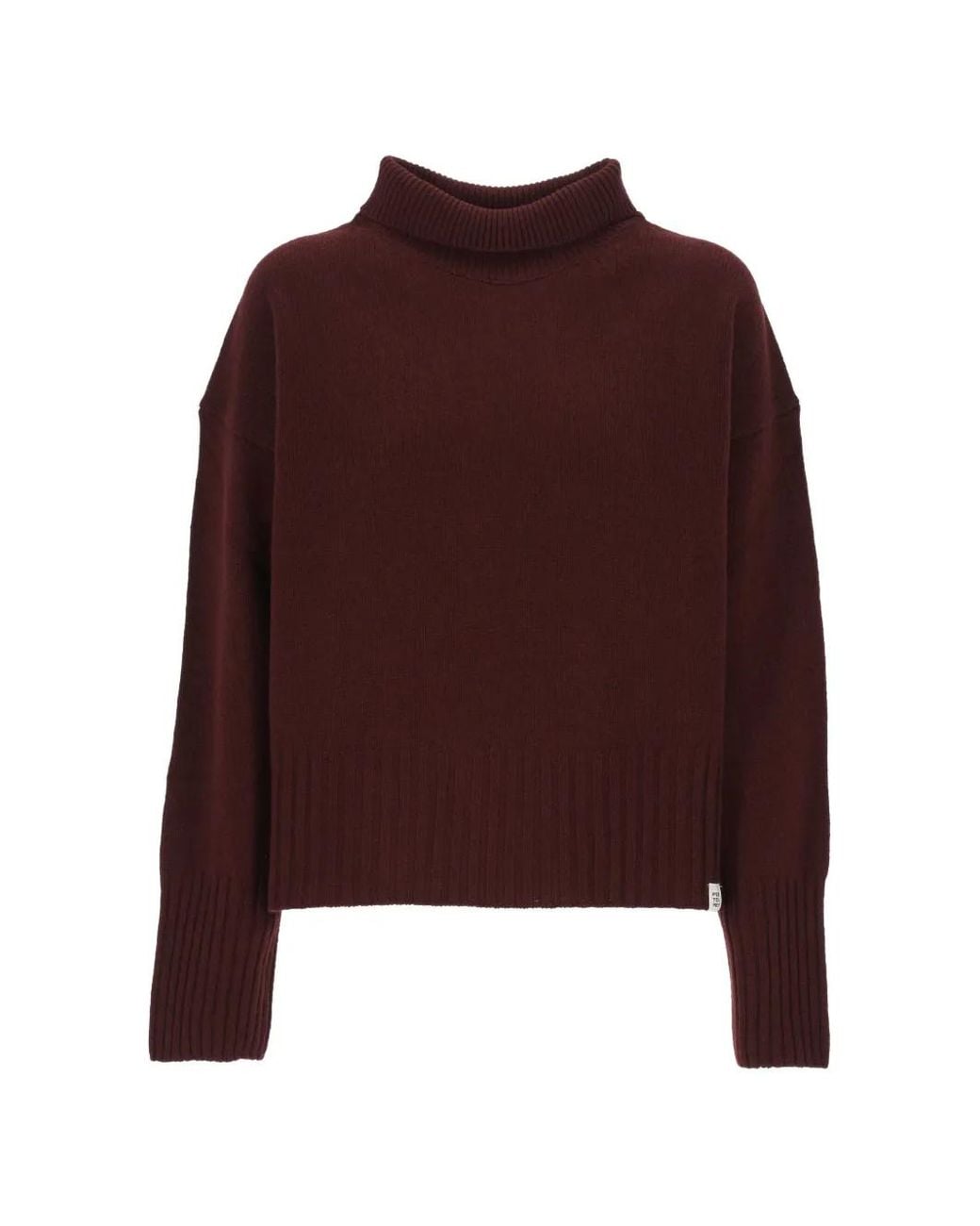 Peuterey Purple Ribbed-Knit Roll-Neck Sweater