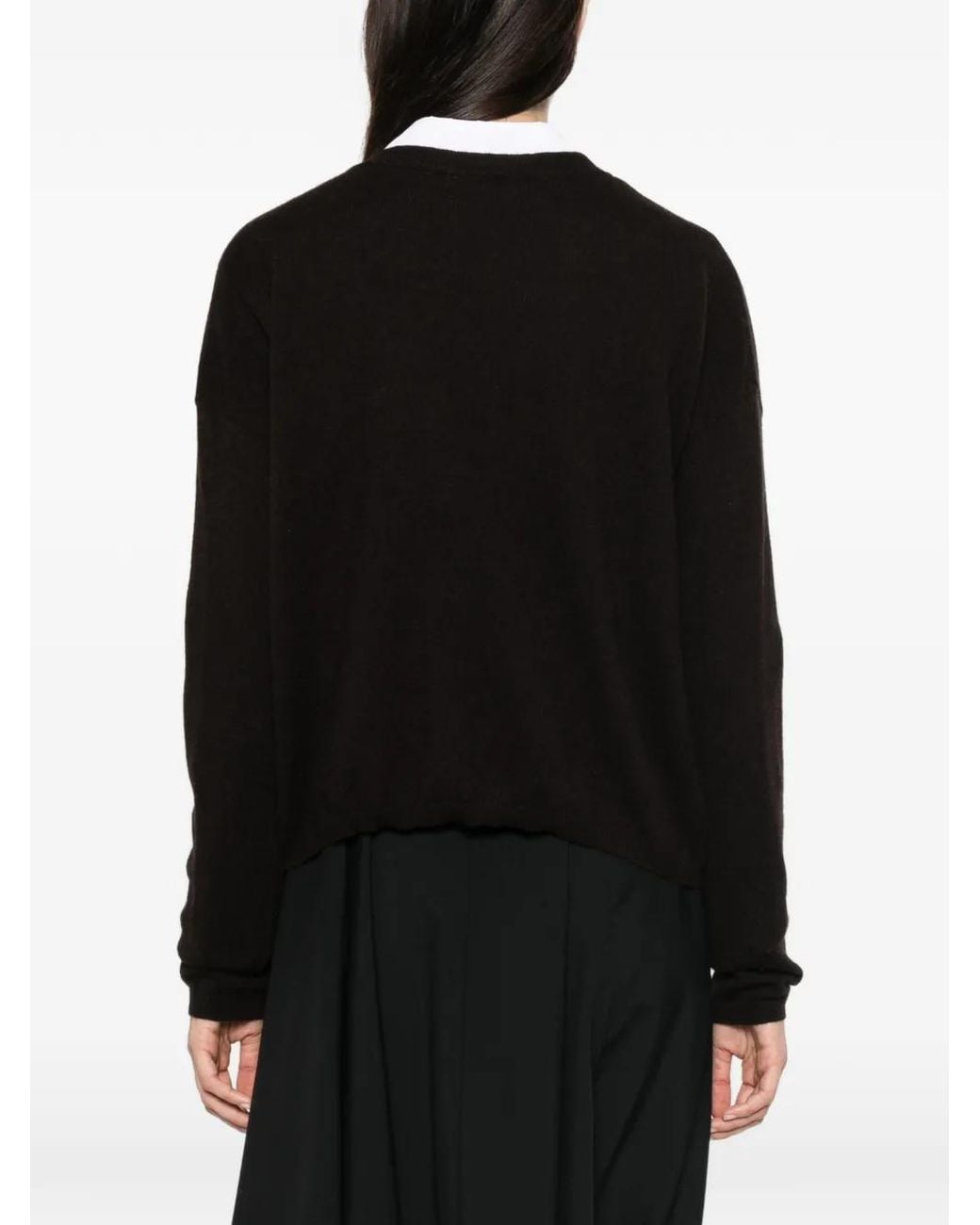Lisa Yang Black Abby V-Neck Cardigan
