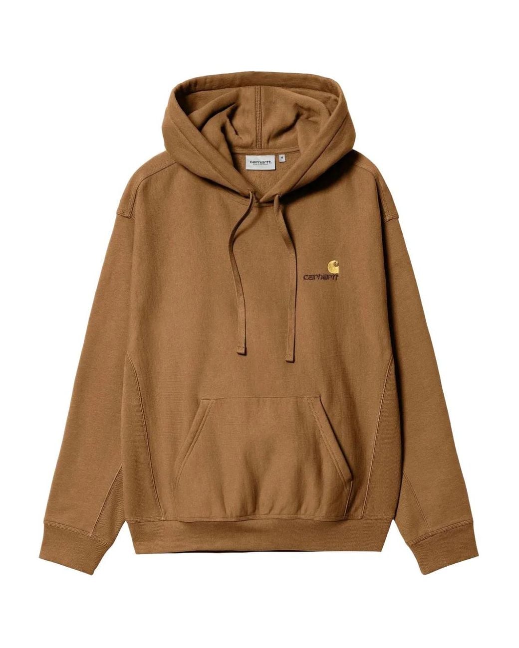 Carhartt Brown Pouch-Pocket Hoodie for men