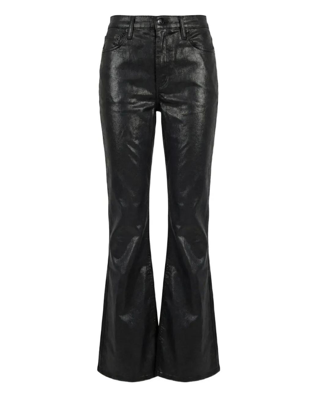 Rag & Bone Black Flared Trousers