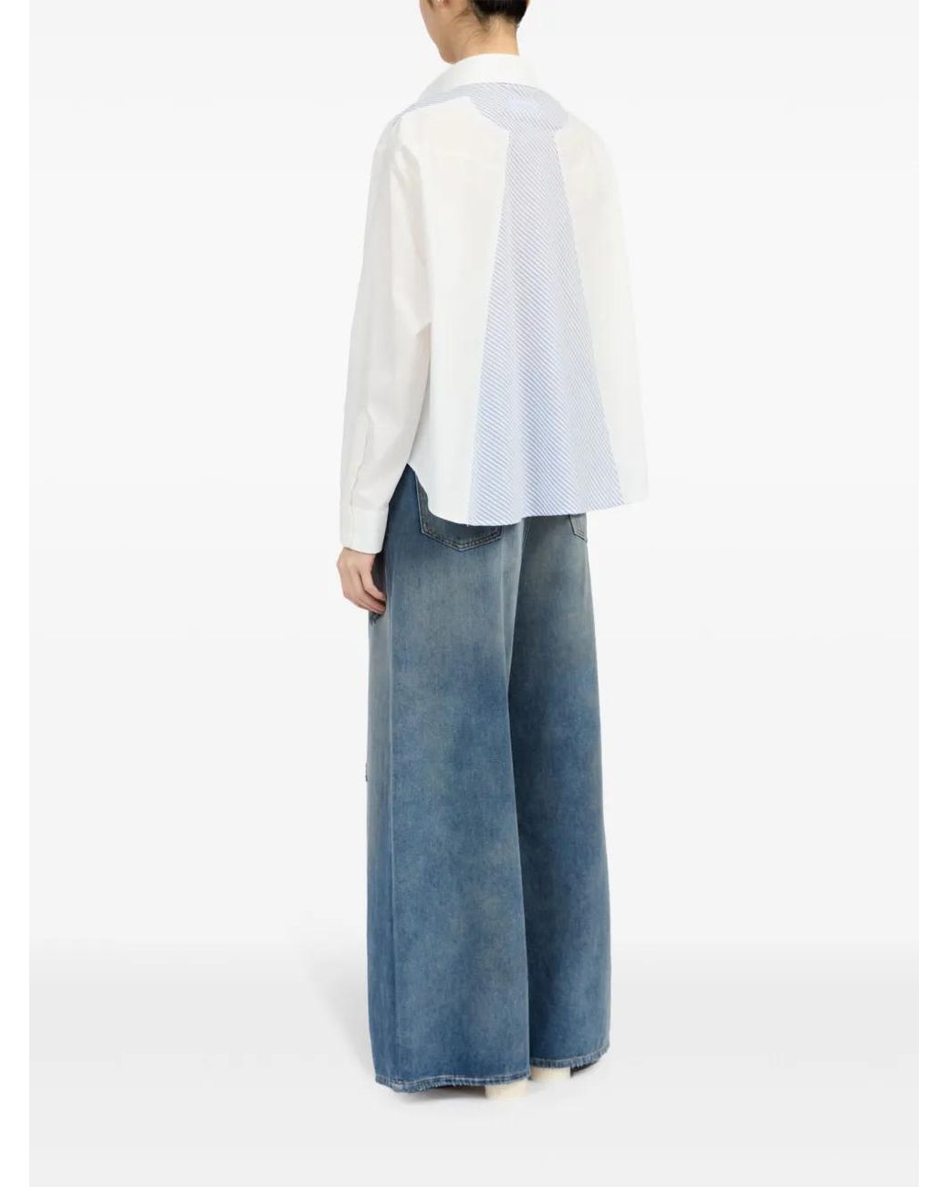 MM6 by Maison Margiela White Effortless Elegance Mini Shirt