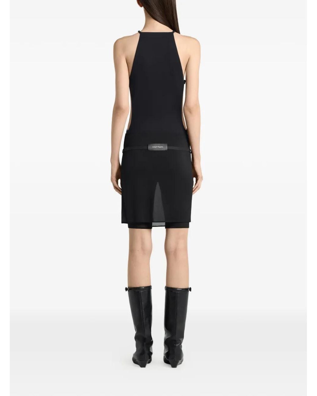 Courreges Black Belted Skorts