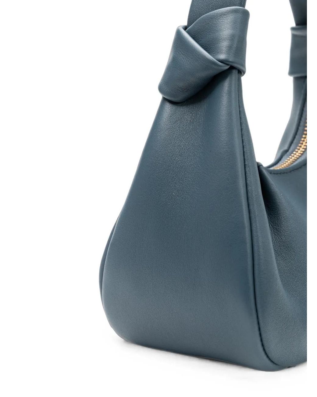 La Portegna Blue Anita Knotted Tote Bag