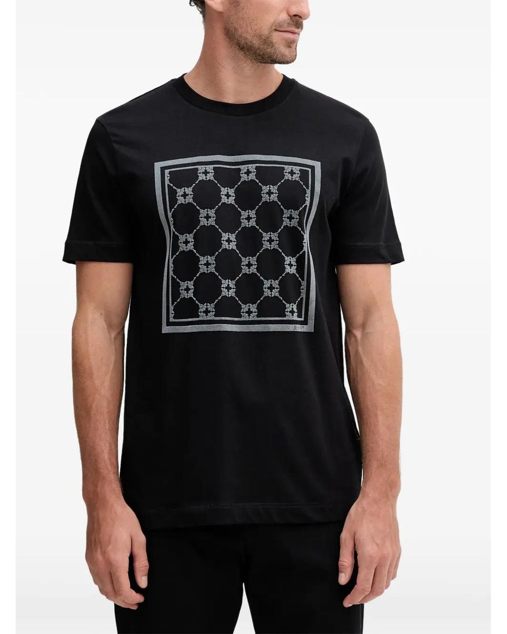 Joop! Black Graphic-Print T-Shirt for men