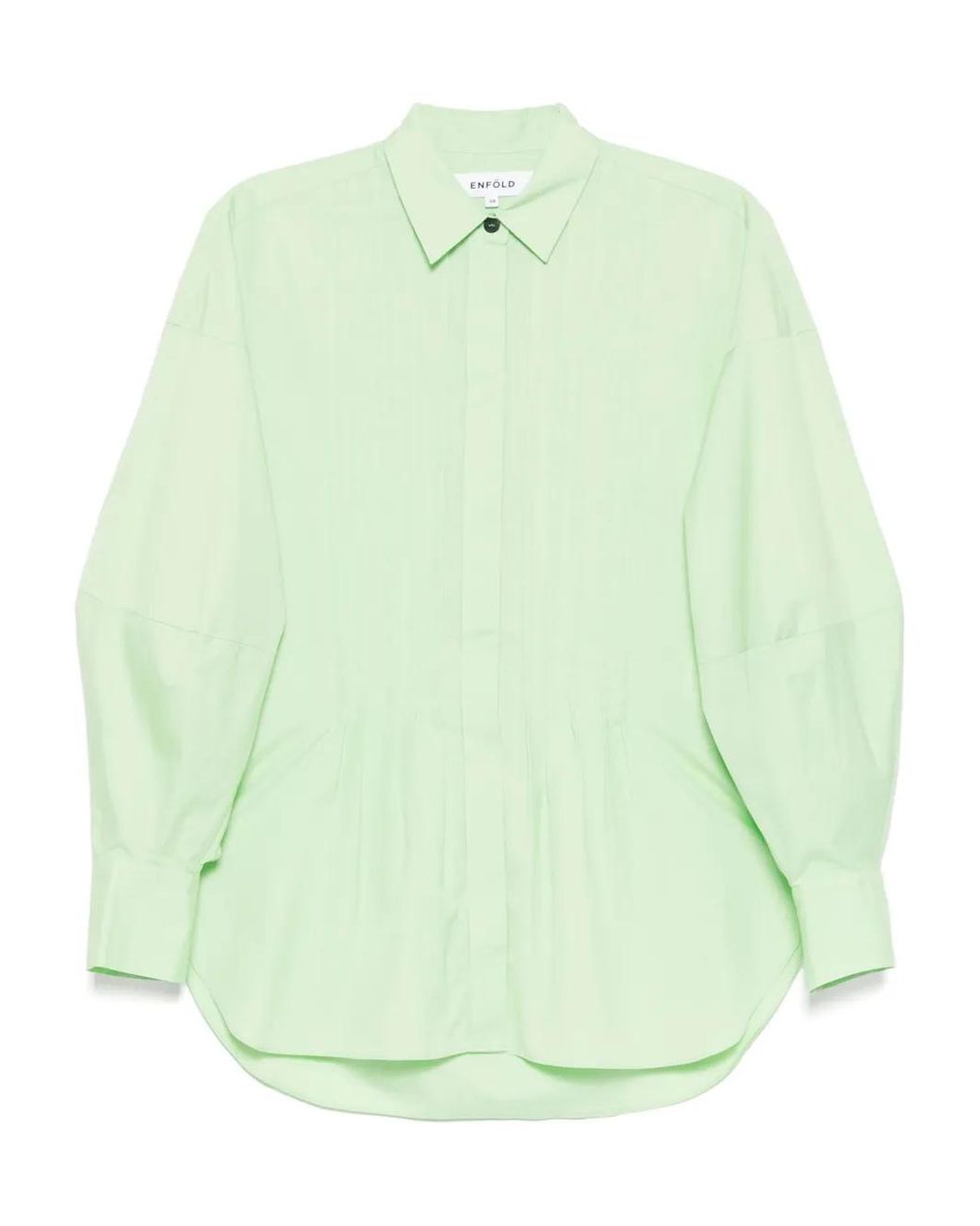 Enfold Green Hemd Mit Biesen