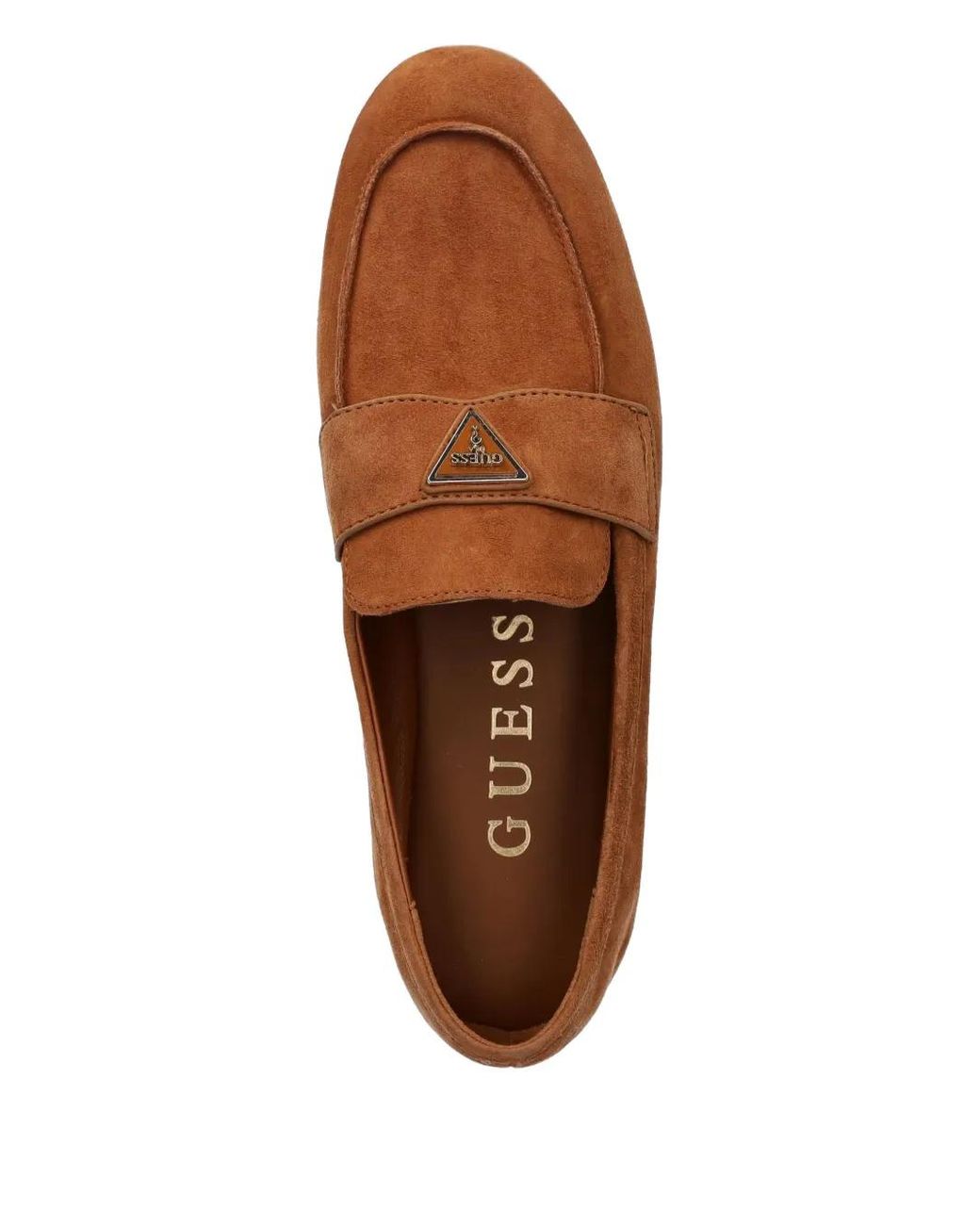 Guess Brown Mocassins À Boucle