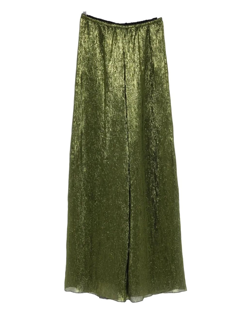 Forte_forte Green Textured Trousers