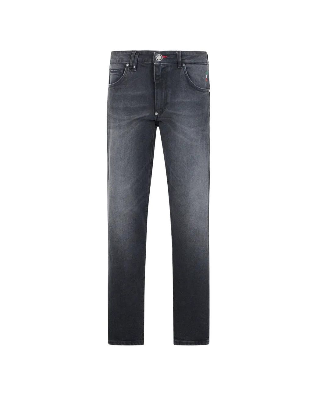 Philipp Plein Blue Detroit Fit Jeans Basic for men