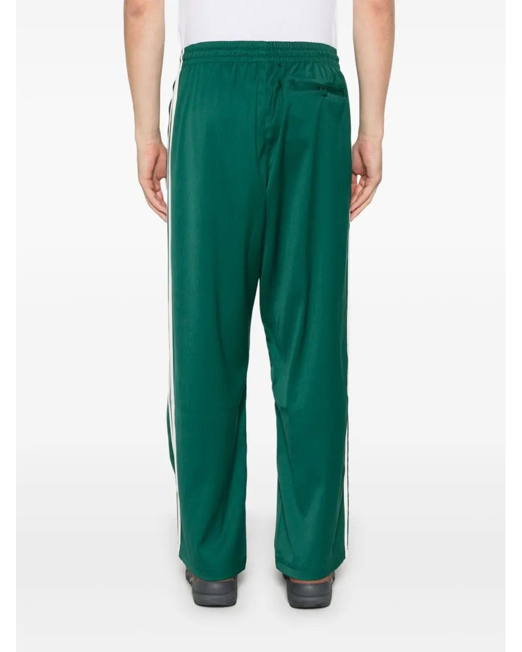 Adidas Green Baggy Tp Track Pants for men