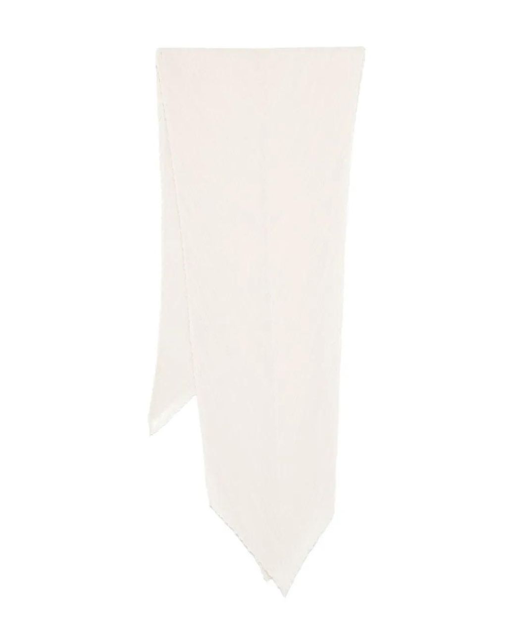 Pleats Please Issey Miyake Pleated Scarf ホワイト | Lyst