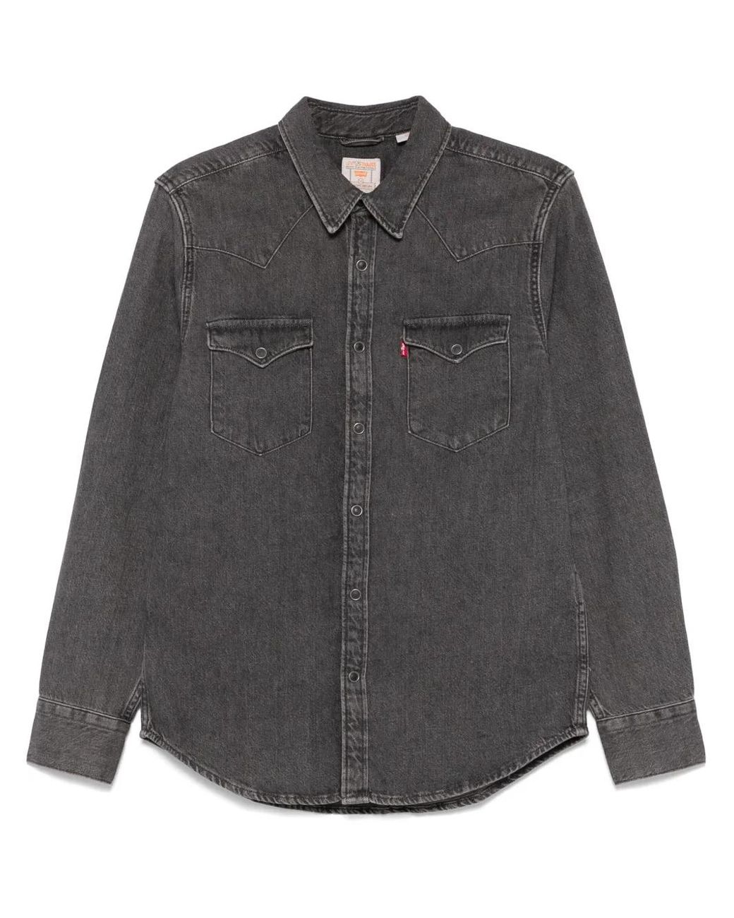 Levi's Gray Barstow Western Shirt for men
